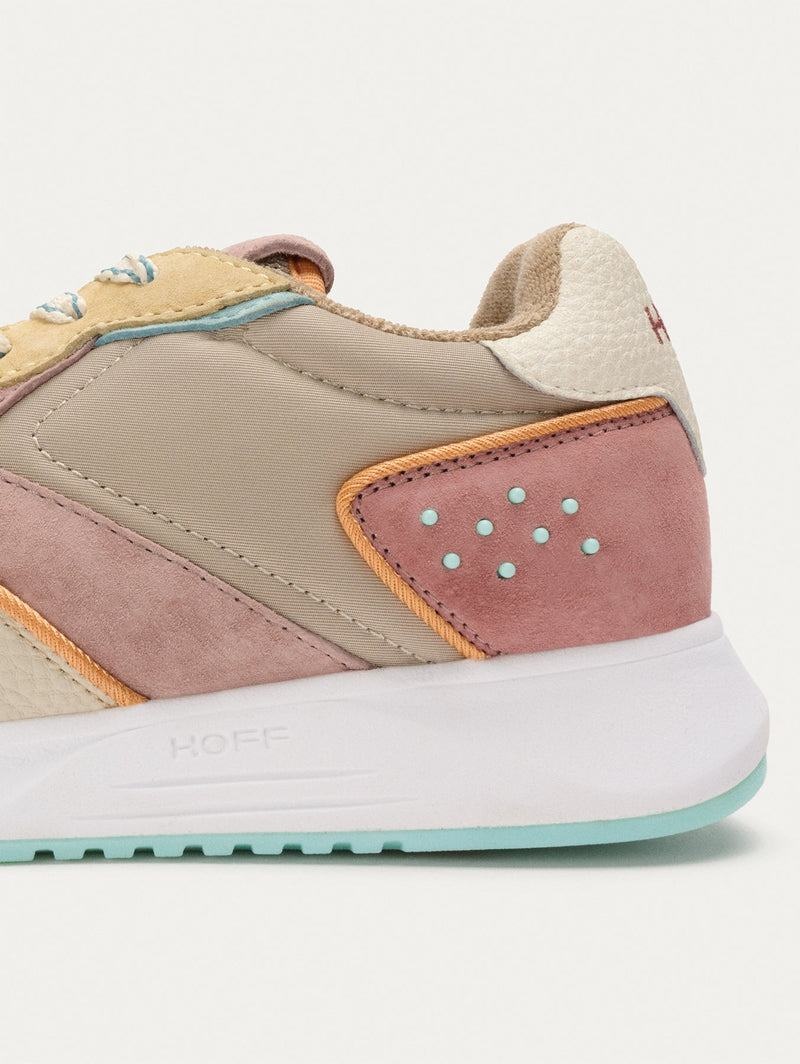Buty Damskie Hoff District Carnaby Khaki Różowe Żółte | DIS9050ST