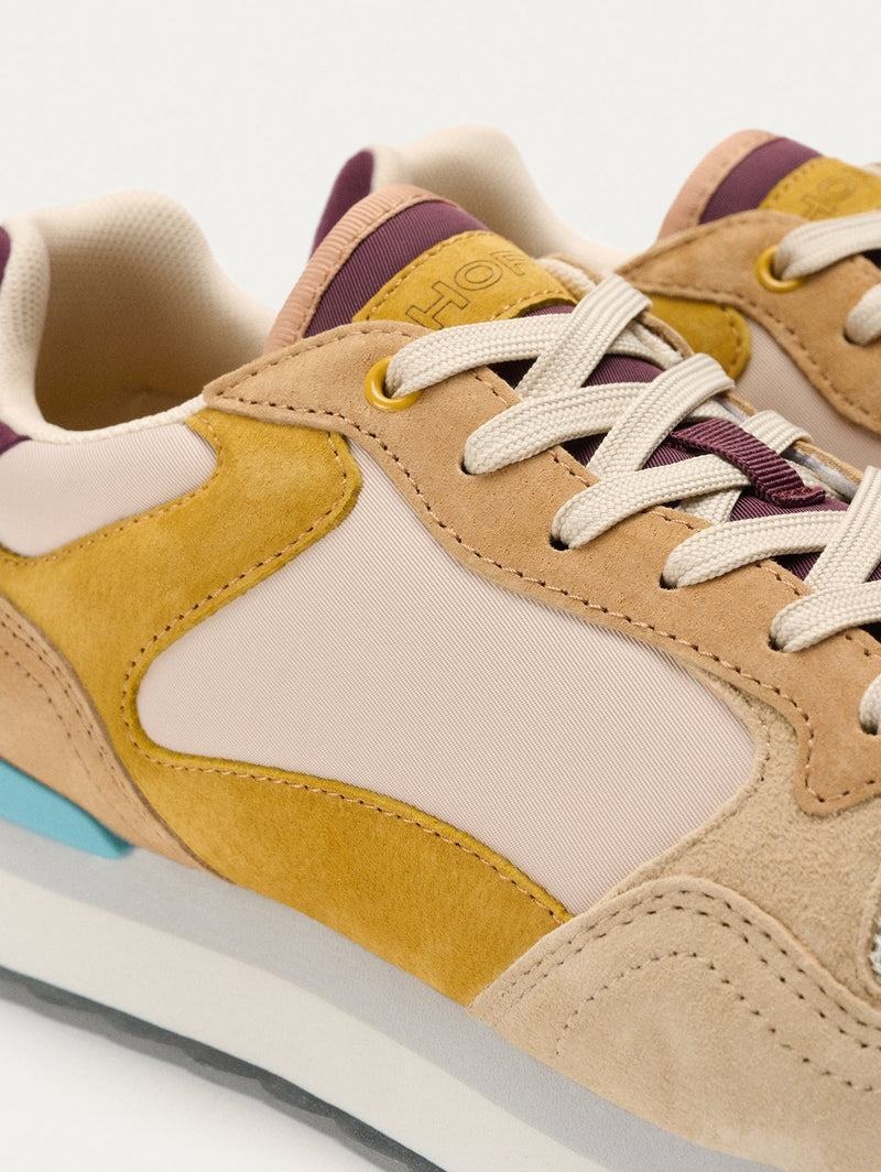 Buty Męskie Hoff City Abu Dhabi Żółte Brązowe Białe | PTC7629ED